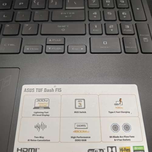 ASUS TUF Dash F15 FX517ZR Laptop