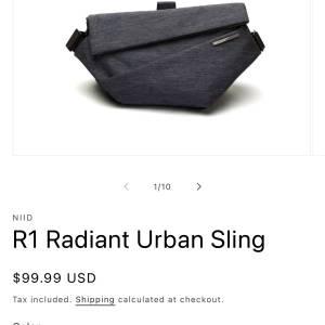 全新 NIID R1 Radiant Urban Sling 多功能防盜斜孭袋
