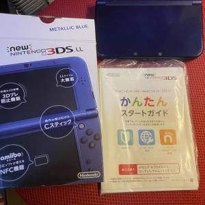 日版深藍色New 3DS LL + SKY3DS game card