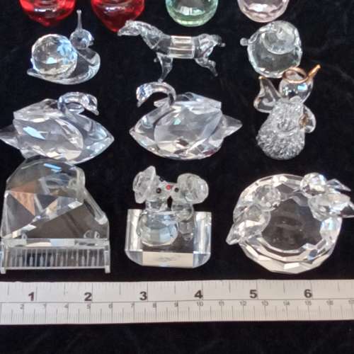 清理存貨平售,一手16件水晶小擺件共售500元，香港西區交收，no.BR.12.3.24