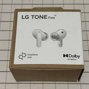 100% New LG Tone Free T90 主動式降噪無線藍牙耳機 (白色)
