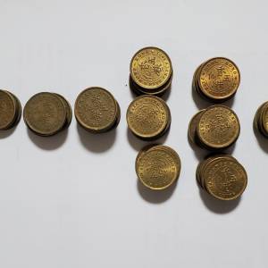 香港 女皇頭 五仙 硬幣 5 cents HK coins