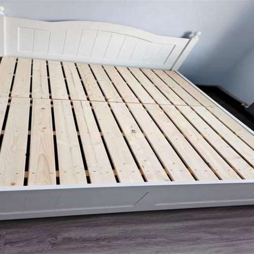 新的Black desknew Finland imported solid wood storage bed