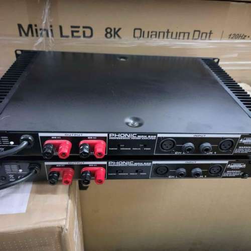 Phonic's MAX 500 Power Amplifier (兩部)