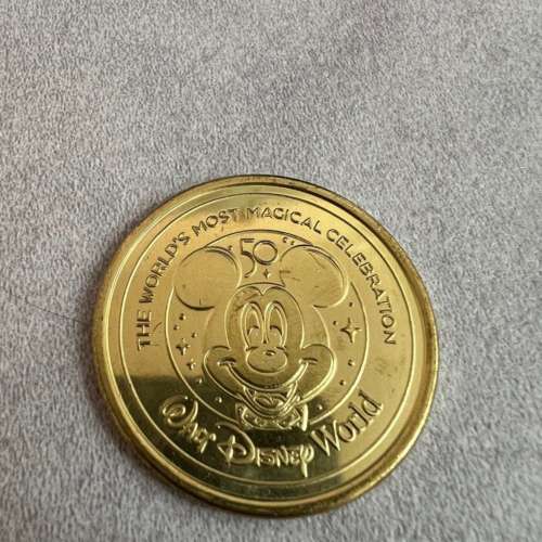 美國 迪士尼 Orlando 50週年紀念 coin