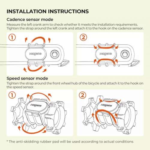 100%NEW 新款 無線 MAGENE S314 速度& 踏頻 ANT+ & BLUETOOTH SPEED & CADENCE  SE...