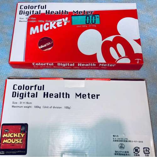日版 米奇老鼠 Mickey Mouse Digital Health Meter 迪士尼 電子磅 浴室磅 體重計