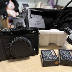 Fujifilm XE3 淨機連所有配件