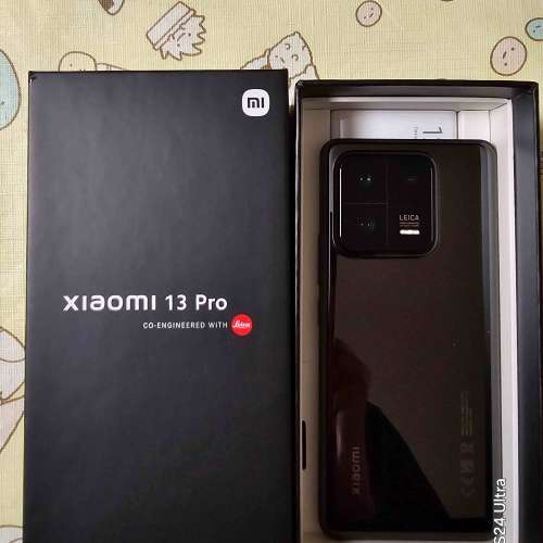 小米 Xiaomi 13 pro 5G 256 GB 陶瓷黑 1吋感光元件主攝鏡頭 香港行貨 99%新