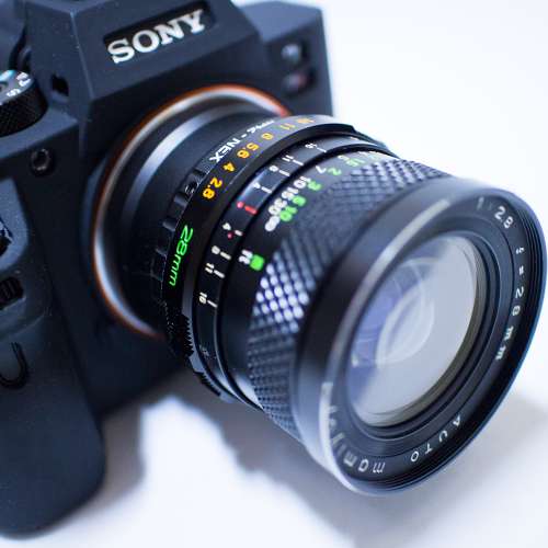 (M42) Mamiya Sekor SX 28mm f2.8 日系Rollei 高階廣角鏡 合 A7 Nex EOS Fuji FX