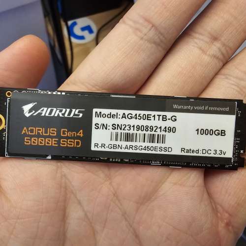 Gigabyte Aorus 5000E 1TB PCIe4.0 NVMe m.2 行貨