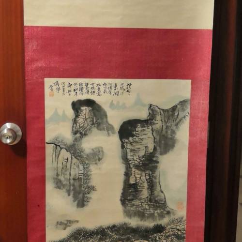 中國名家水墨畫，多幅