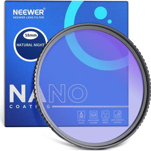 NEEWER Natural Night Filter Light Pollution Reduction Filter for Night Sky/Star