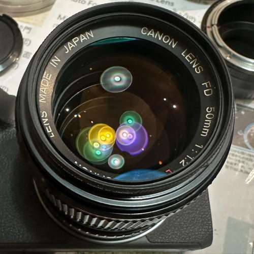 Repair Cost Checking For Canon FD 50mm f/1.2L Crash 抹鏡、光圈維修、重新組裝等...