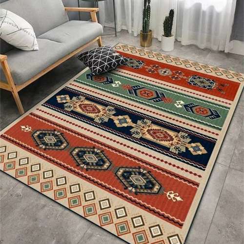 Retro carpet Moroccan coffee table bedroom bedroom bedside Persian blanket