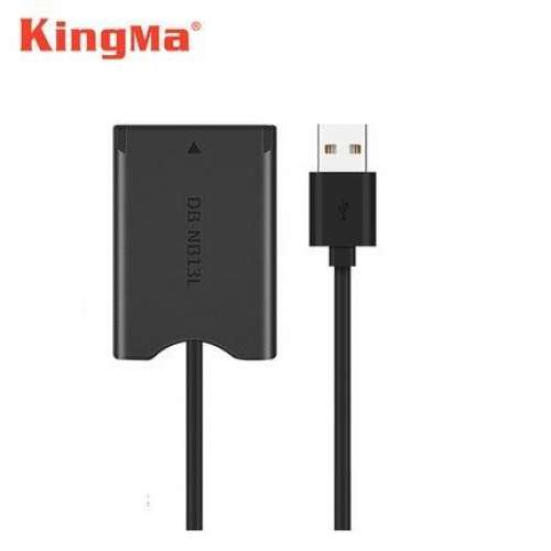 KINGMA NB-13L Dummy Battery & USB-A Adapter Kit For Select CANON Cameras 假電...