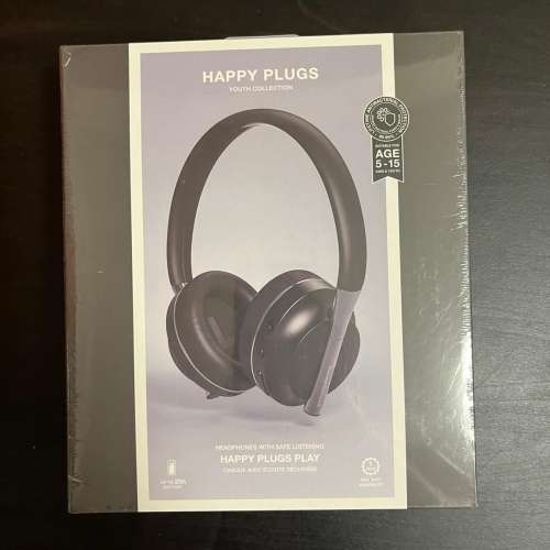 正品-瑞典Happy Plugs PLAY 兒童耳罩式藍牙耳機
