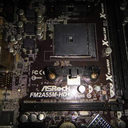 AsRock FM2A55M-HD+ Micro-ATX主機板 ((Window10Pro啟動碼)) Socket FM2+