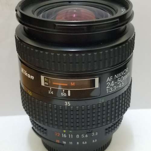 Nikon AF 24-50mm FX F3.3-4.5 Macro Lens 95% New