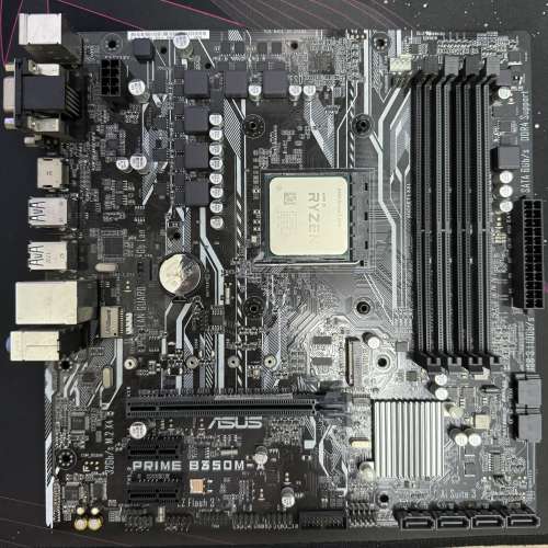 [唔散賣] AMD Ryzen 5 3600 (跟原裝散熱器) + ASUS Prime B350M-A