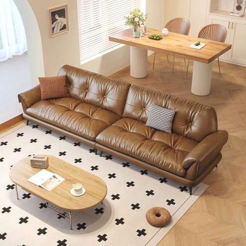 乳膠材質沙發 頭層真皮