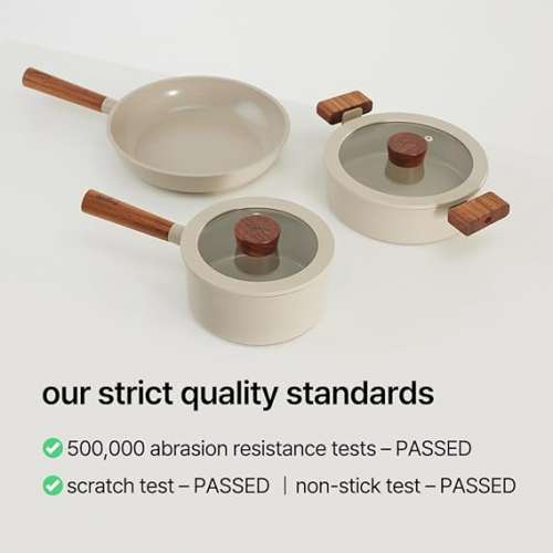 (豐澤門店自取) dogado organic wooden handle cookware set