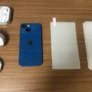 Blue - Full set 99% new iPhone 13 mini 512gb battery 100% one month warranty