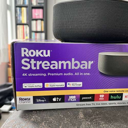 90% New Roku Streambar 2.1 Channel Soundbar 無線藍牙音響 4K streaming