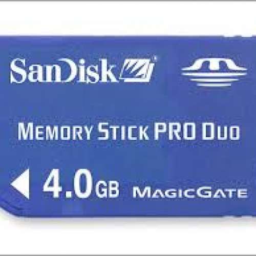 sandisk 4GB memory stick pro duo