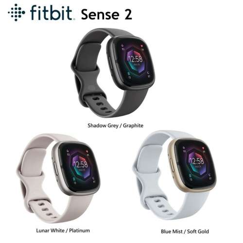 Fitbit Sense 2 Advanced Health and Fitness Smartwatch運動智慧手錶,ECG App,膚電...