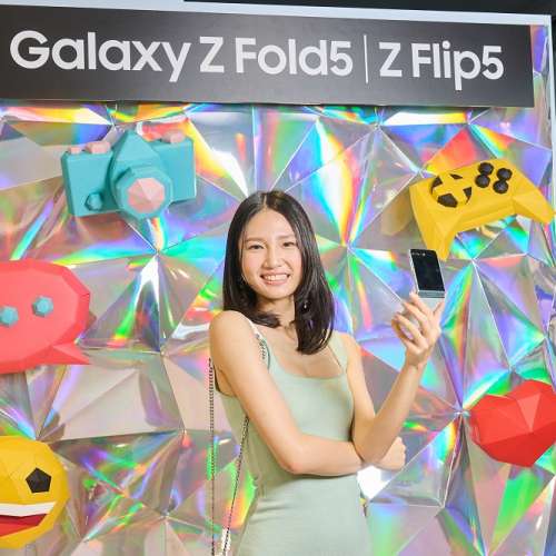 全新 Samsung Z Flip5 5G 8+512G/8+256G 香港三星行貨 *黑白綠紫色  *跟CSL單未拆...