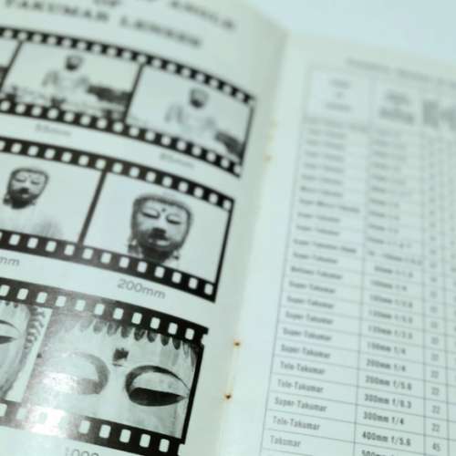 珍藏 ASAHI PENTAX 【TAKUMA LENSES】資料別册