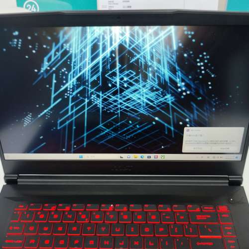 2023年款極新淨獨顯超輕薄MSI GF63 Thin 11SC MS-16R4,15.6吋144Hz, i7-11800H, 8-...
