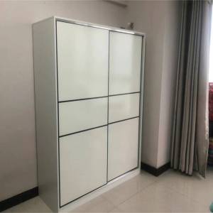 Sliding door wardrobe white
