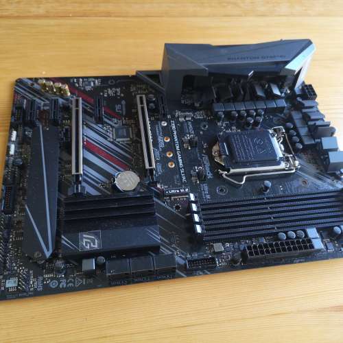 (新淨) ASROCK  Z390 PHANTOM GAMING SLI/AC底板連背板