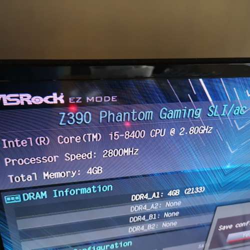 (新淨) ASROCK  Z390 PHANTOM GAMING SLI/AC底板連背板