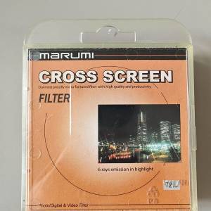 Marumi Cross Screen filter 星芒鏡 72mm