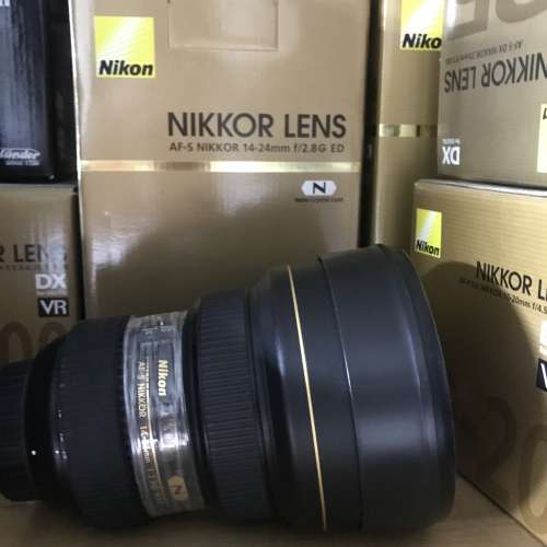 減光鏡一套+99%新行貨,nikon 14-24mm f2.8G ED，連ND全套相中所有套件，全正常全完...