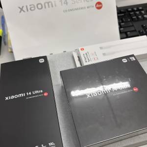 100%新 Xiaomi 小米 14 Ultra 香港行貨 黑色 16+ 512Gb leica / 攝影套裝
