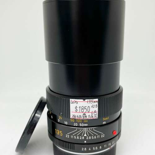 90% New Leica Leitz 135mm F2.8手動鏡頭, 深水埗門市可購買