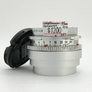 95% New Voigtlander Skoparex 35mm F3.4手動鏡頭, 深水埗門市可購買