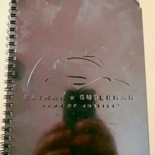 Batman & Superman Metal cover單行簿A5 Size