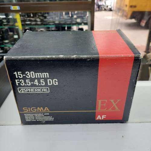 SIGMA 15-30MM F3.5-4.5 EX DG NIKON AF MOUNT FILL SET 95%NEW