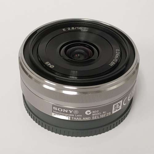 Sony SEL16F28 E-Mount 16mm f2.8 餅鏡 - 98%新，送 日本 UV 保護濾鏡