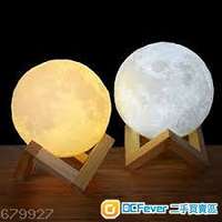 3D moon lamp 超夢幻創意3D打印月亮燈