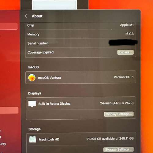 95%New‼️ iMac 24&rdquo;, M1, 2021 16+256GB
