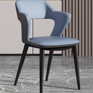 Light luxury dining chair for home use and hotel negotiation chair