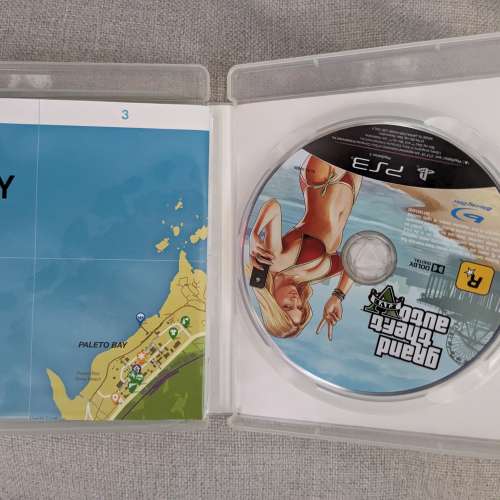 PS3 Grand Theft Auto 5 game disk
