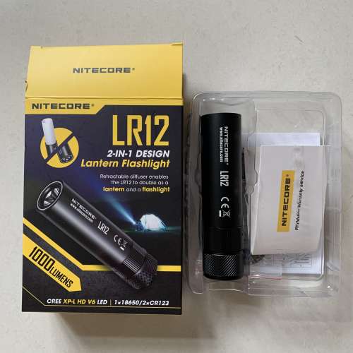 Nitecore LR12 LED Flashlight 電筒