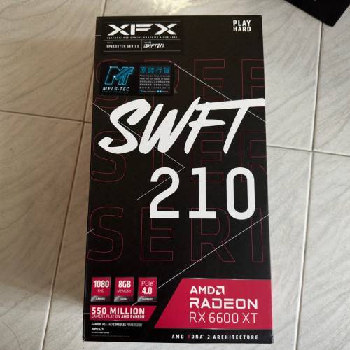 XFX SPEEDSTER SWFT210 RADEON RX 6600 XT CORE 8G D6 HDMI 3xDP